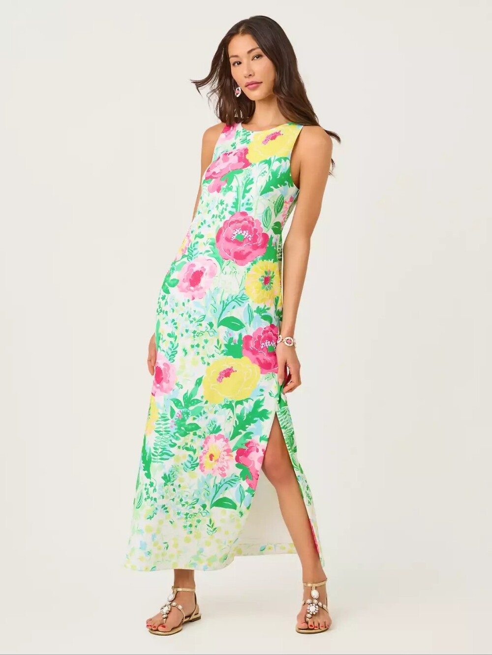 NWT Lilly Pulitzer Capri Maxi Dress - L